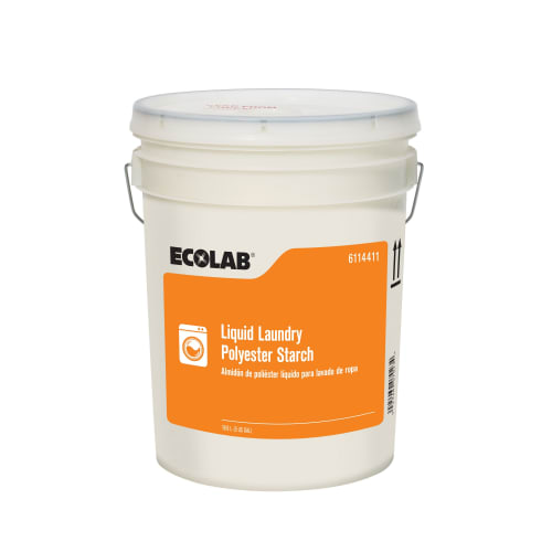 Ecolab® Liquid Laundry Polyester Starch, 5 Gallon, #6114411